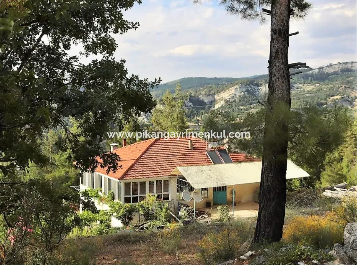 Grundstück Mit 2 Häusern In Denizli Çameli Ericek Zu Verkaufen