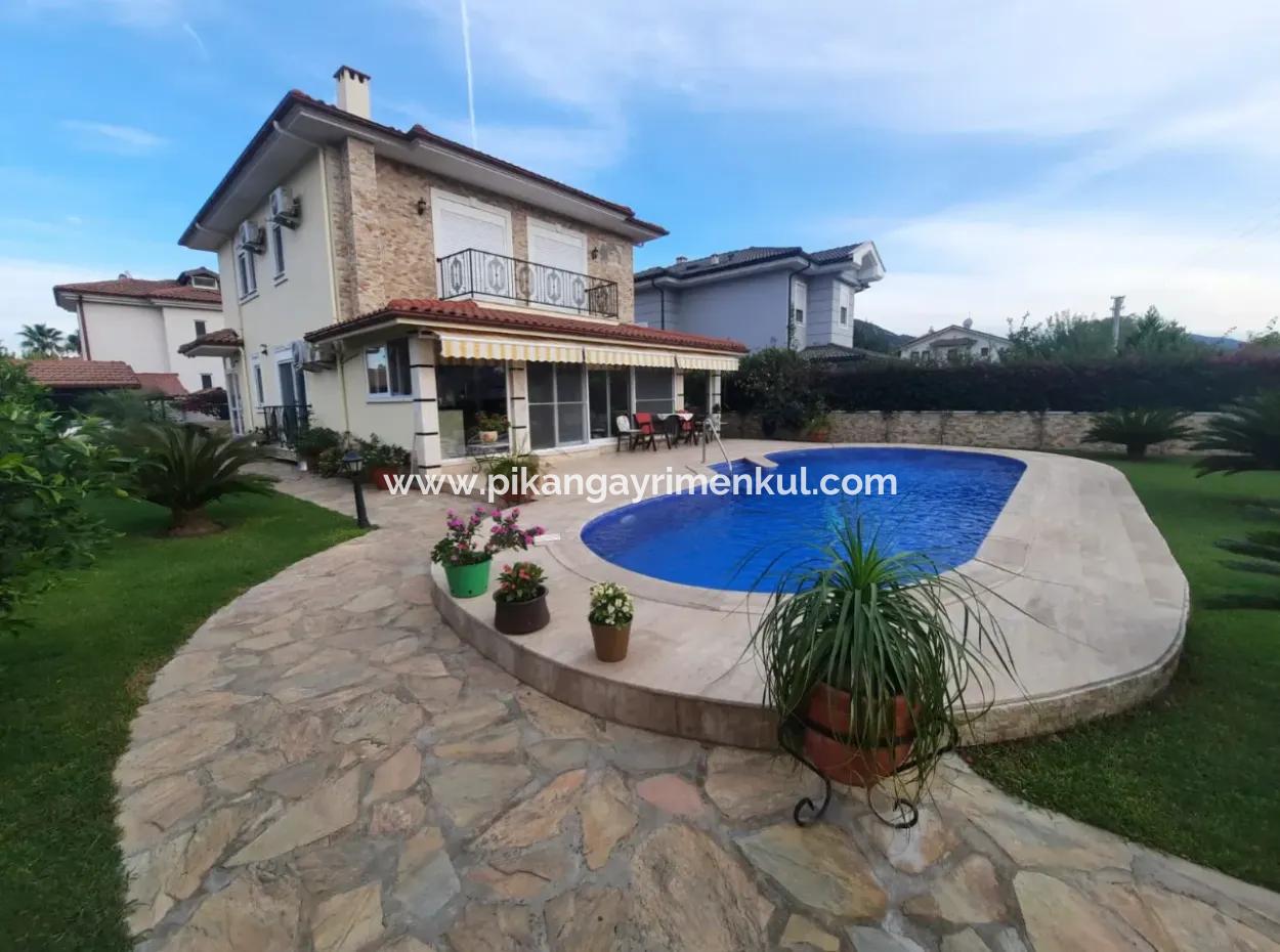 Luxus Freistehende 4 1 Villa Mit Pool In Mugla Dalyan Zu Verkaufen