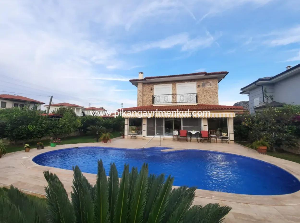 Luxus Freistehende 4 1 Villa Mit Pool In Mugla Dalyan Zu Verkaufen