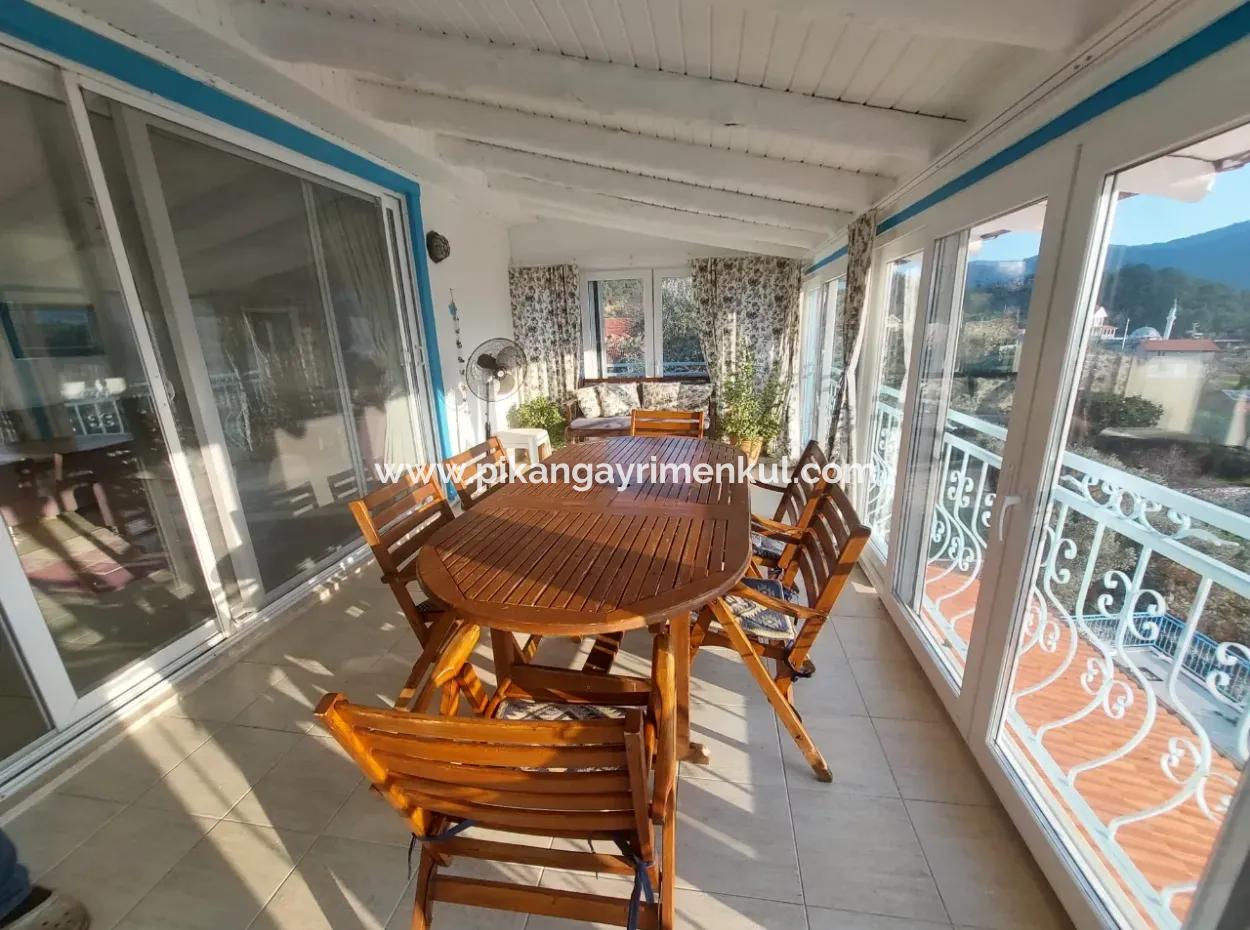 4 1 Freistehende Möblierte Villa Mit Meerblick Zum Verkauf In Muğla Dalyan Gökbel