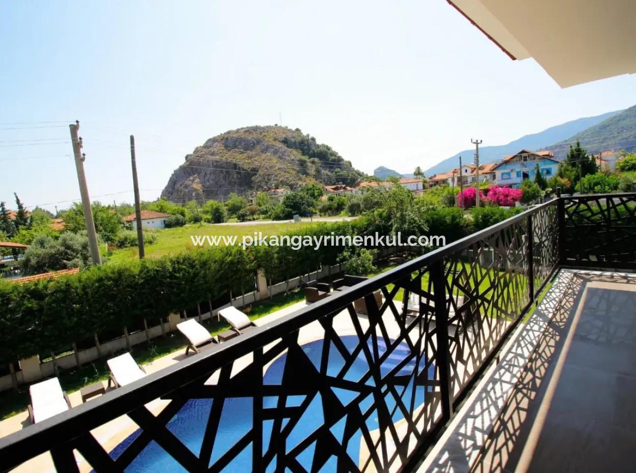 Freistehende Luxusvilla Mit 5 1 Pool Auf 770 M² Grundstück In Dalyan, Mugla Ortaca Zu Verkaufen