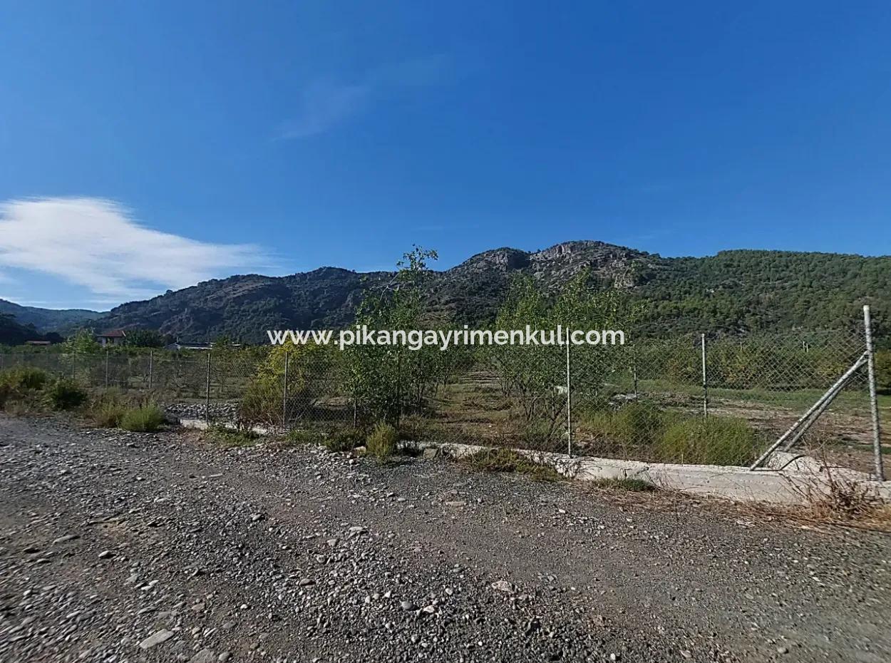 Ortaca Mergenlide Mountain Edge, 1 400 M2 Zoniertes Land Zum Verkauf