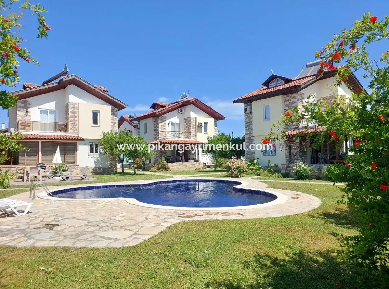 Unabhängige Und Gepflegte 4 In 1 Maisonette-Villa Zum Verkauf In Muğla, Ortaca, Dalyan