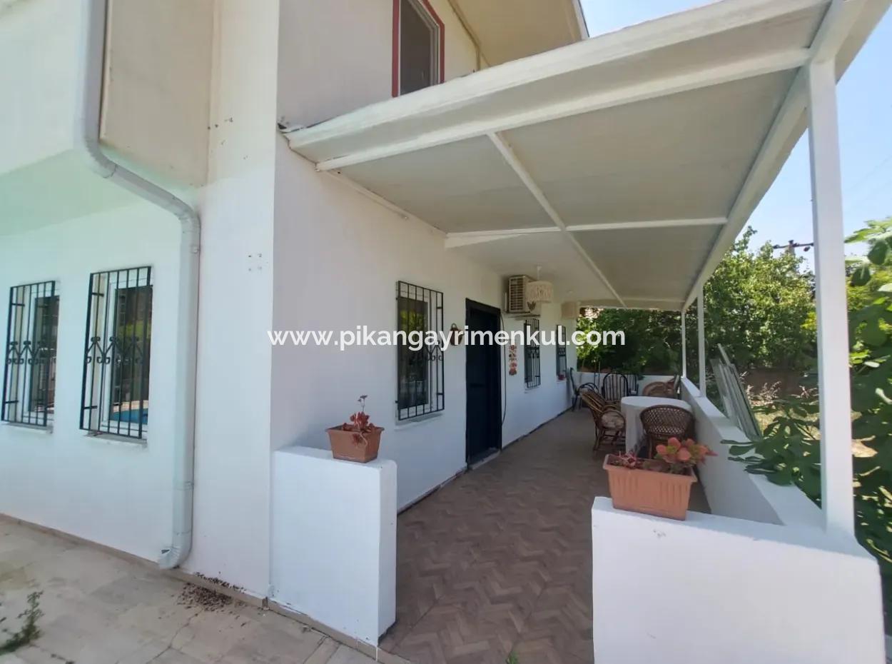 Mugla Dalyanda 70M2, 2 In 1, Möblierte Erdgeschosswohnung Mit Pool Zu Verkaufen