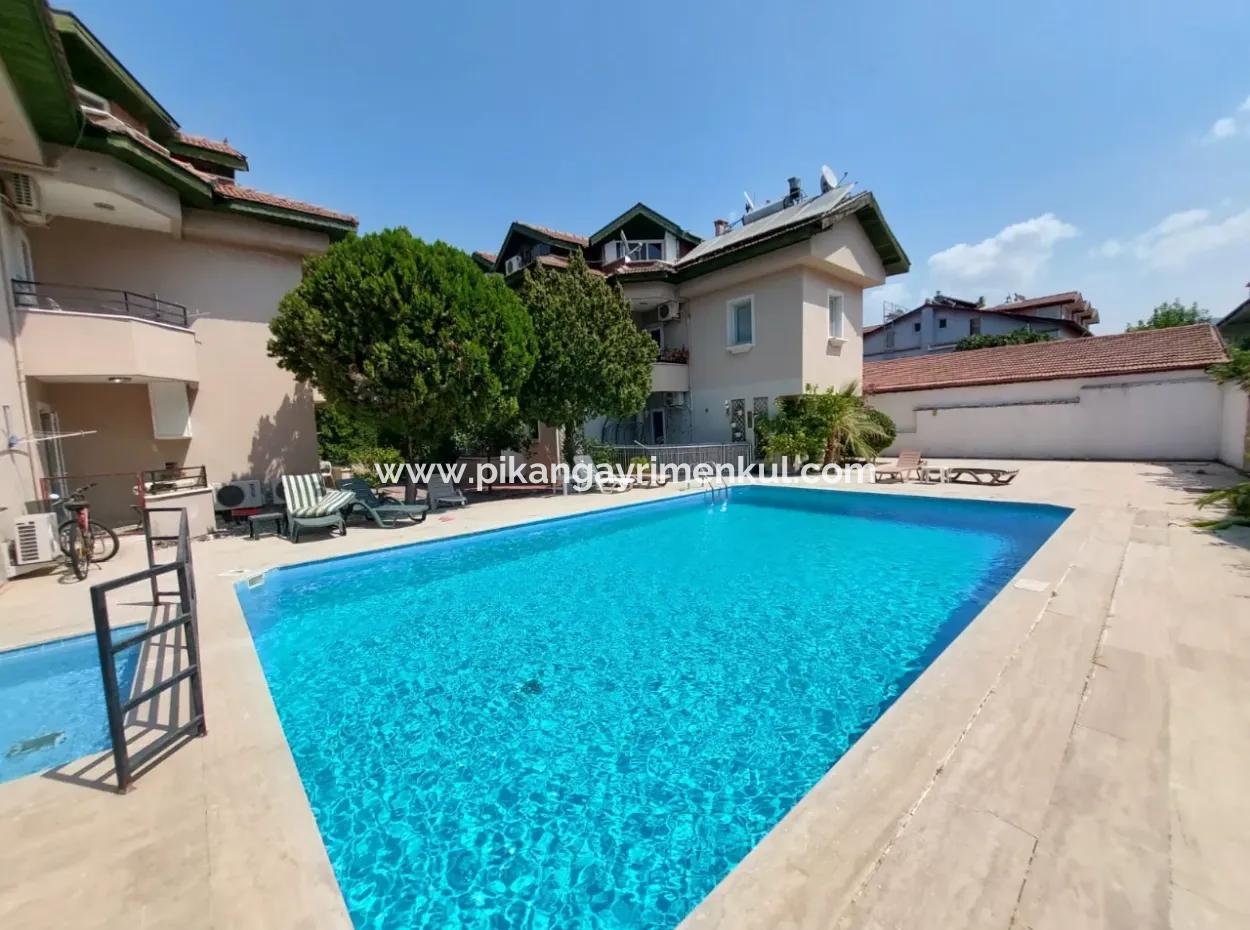 Muğla Ortaca Dalyanda Schwimmbad, Voll Möbliert 1 1 Wohnung Zu Vermieten