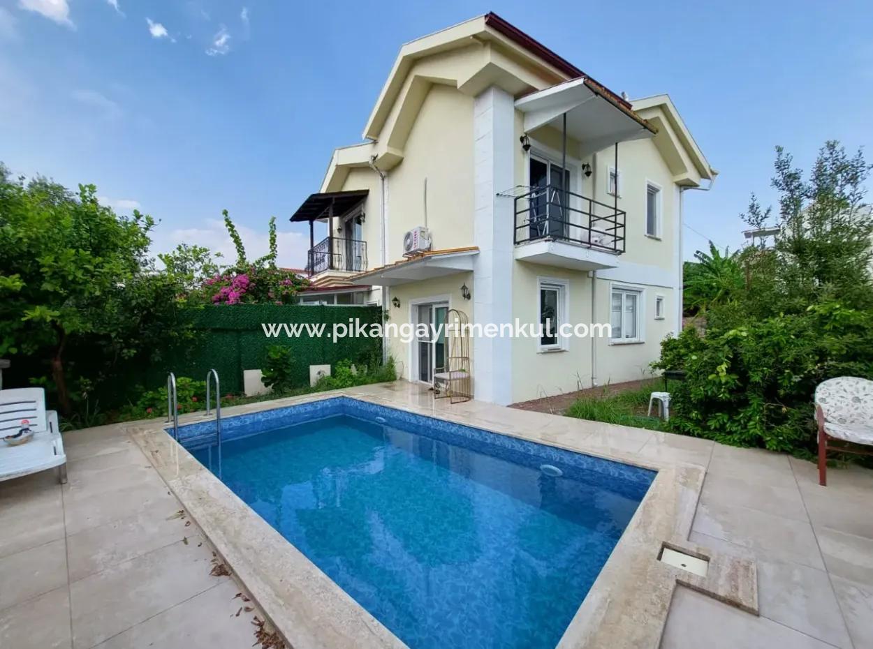 Möblierte Maisonette Mit Privatem Pool Zu Vermieten In Muğla Dalyan