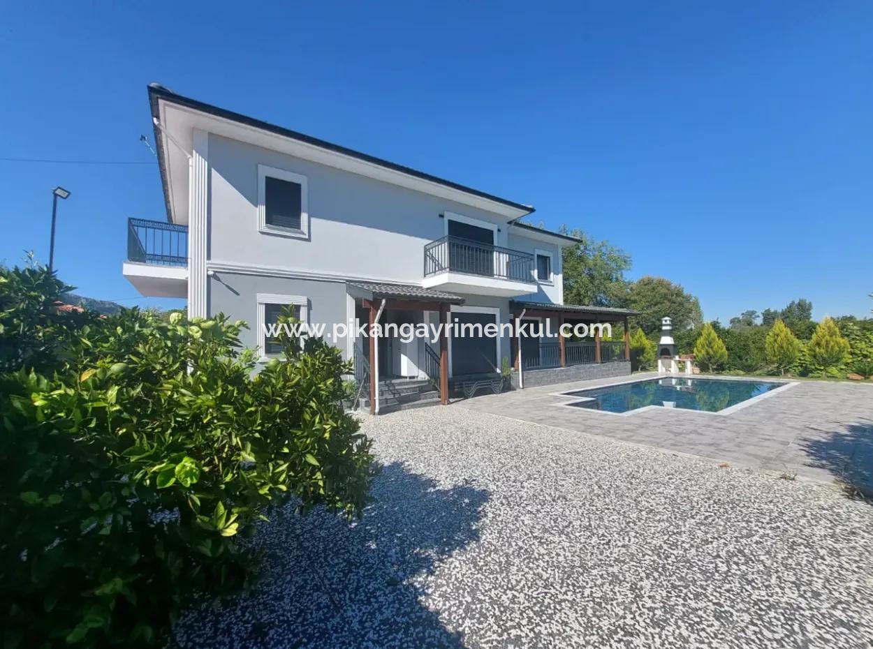Muğla Ortaca Okçular 4 1 Voll Möblierte Neue Villa Mit Pool Zu Vermieten