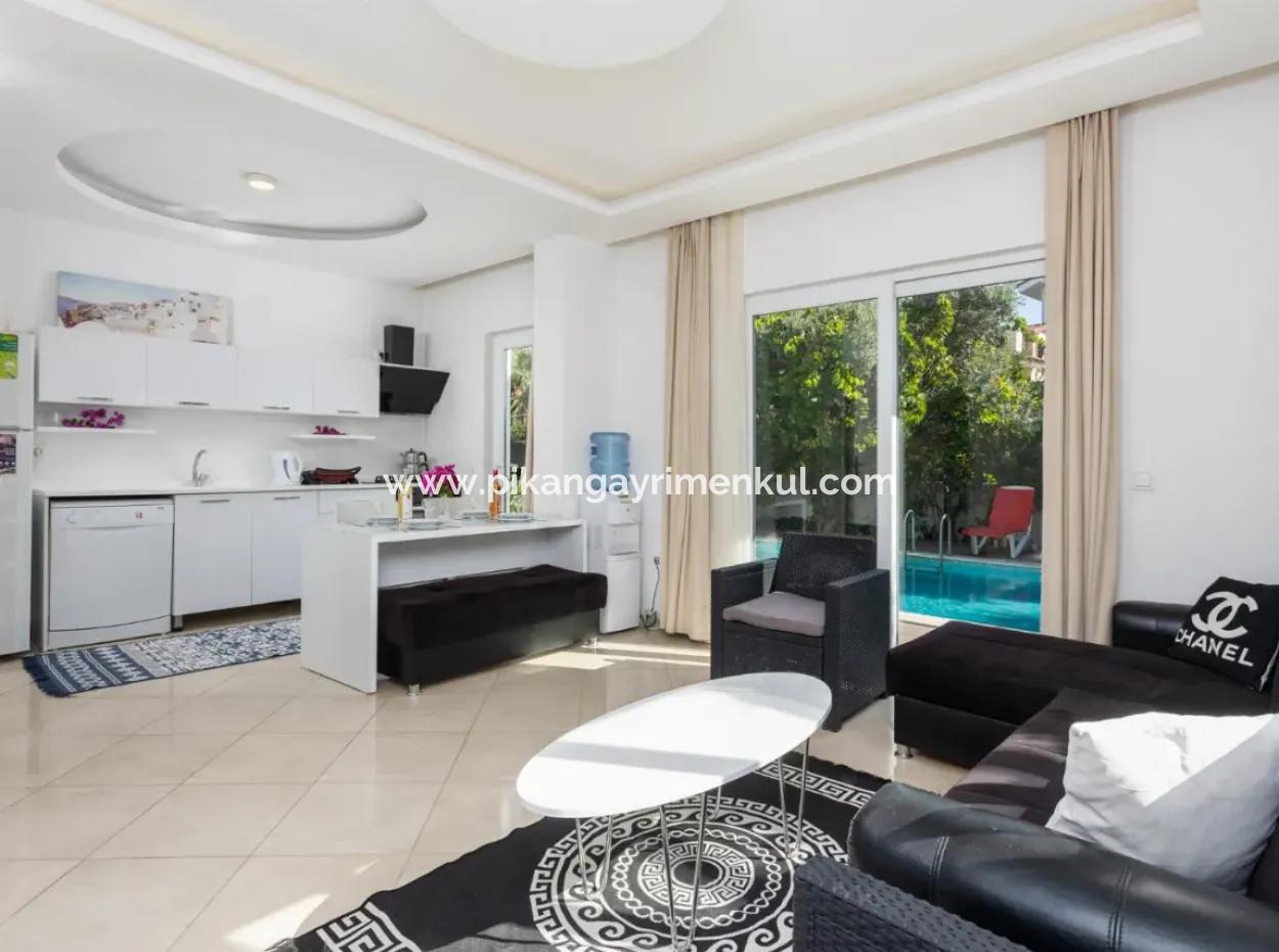 120 M2, 3 1 Möblierte Villa Mit Pool In Muğla Dalyan 6 Monatsmieten