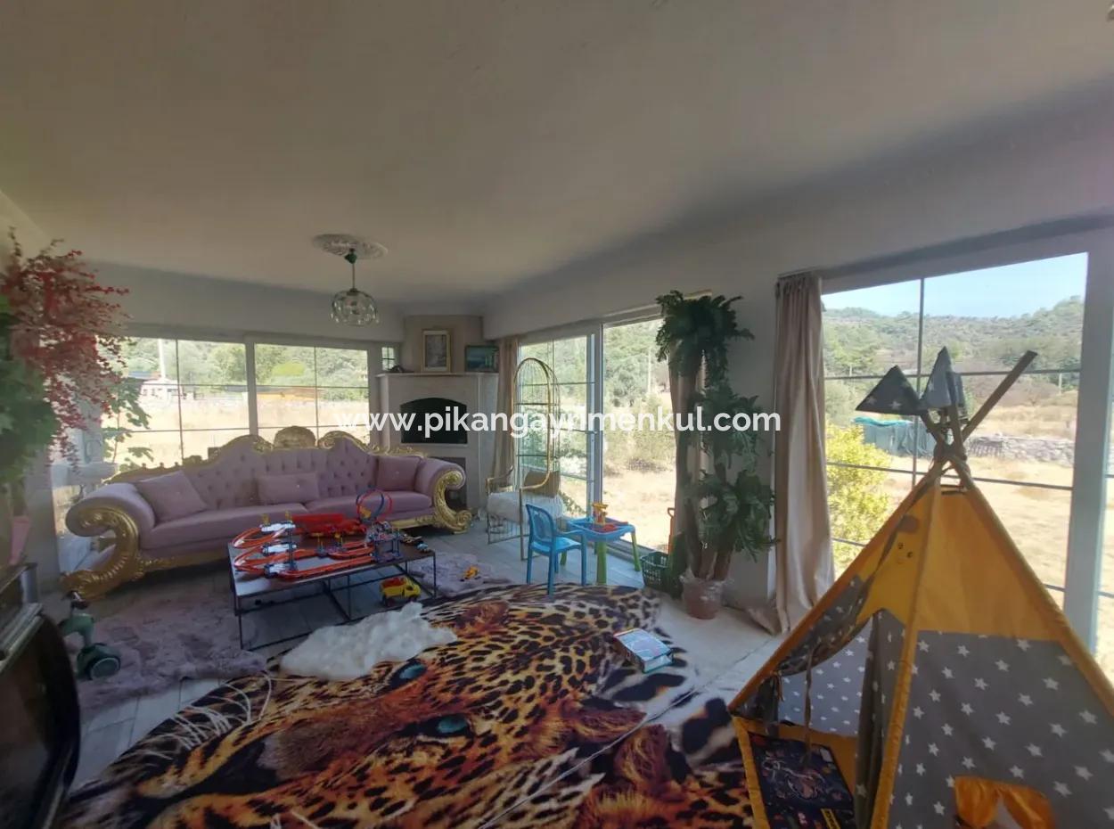 2 1 Unmöbliertes Großes Einfamilienhaus In Köyceğiz Çandır Jahresmiete