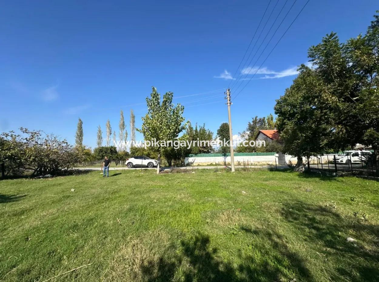 955 M² Freistehendes Grundstück Mit Berg- Und Naturblick In Ortaca Okçular Zum Verkauf