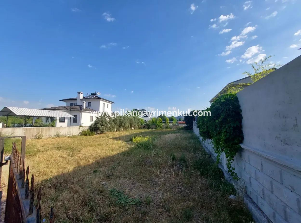 500 M² Freistehendes Grundstück Und 250 M² Baurechte Sind In Muğla Ortaca, Okçular, Zum Verkauf