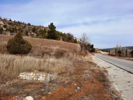 15.250 M2 Schnäppchengrundstück Zum Verkauf In Çameli Kınıkyeri Acıpayam Road