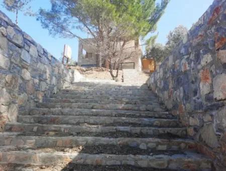 Mugla Dalyan Gokbel Steinhaus Mit Meerblick Zu Vermieten