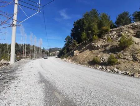 1400 M2 Freistehendes Grundstück Zum Verkauf In Çameli Gökçeyaka