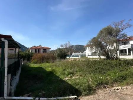 415 M2 Freistehendes Grundstück Mit Wohnbebauung In Ortaca Mergenlide Zu Verkaufen