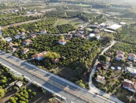 Gewerbegrundstück Zum Verkauf An Der Hauptstraße In Muğla Köyceğiz Toparlar – Unumgängliche Gelegenheit Für Kraftstoff, Markt Und Erholungsanlage!