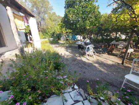 Köyceğiz Çandır Dalyan Canal Zero 865 M2 Haus Und Restaurant Zu Verkaufen