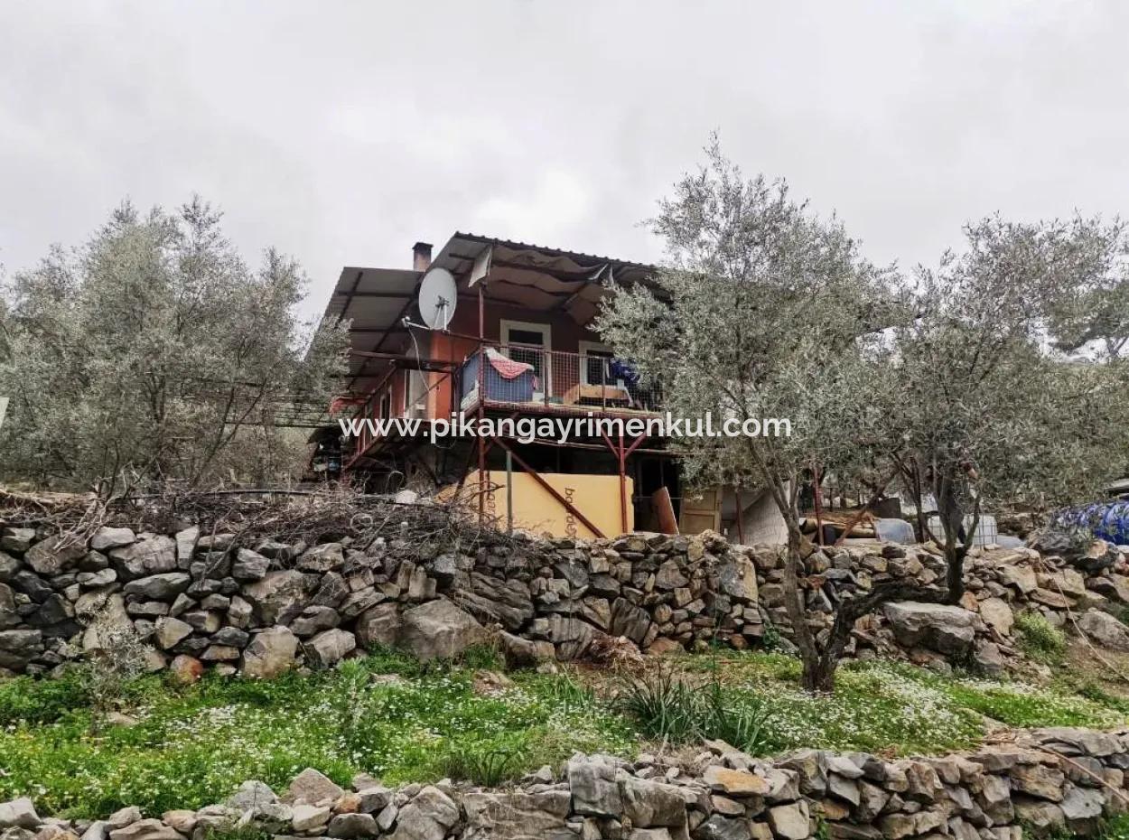 Detached Village House In Nature For Sale In Fethiye Gocek Taşbasi