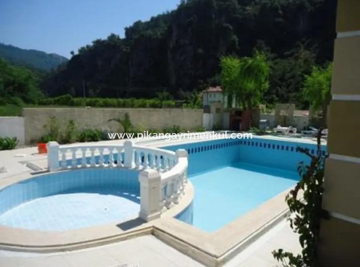 Mugla Dalyan Archers 1+ 1 Full Furnished Luxury Apartment With 55 M2 Common Swimming Pool For Sale