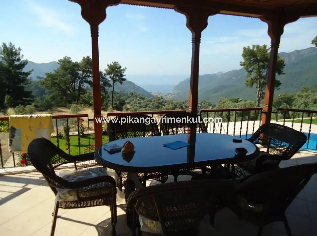 130 M2, 3 1 Villas For Sale In 5128 M2 Land With Sea View In Köyceğiz Ekincik
