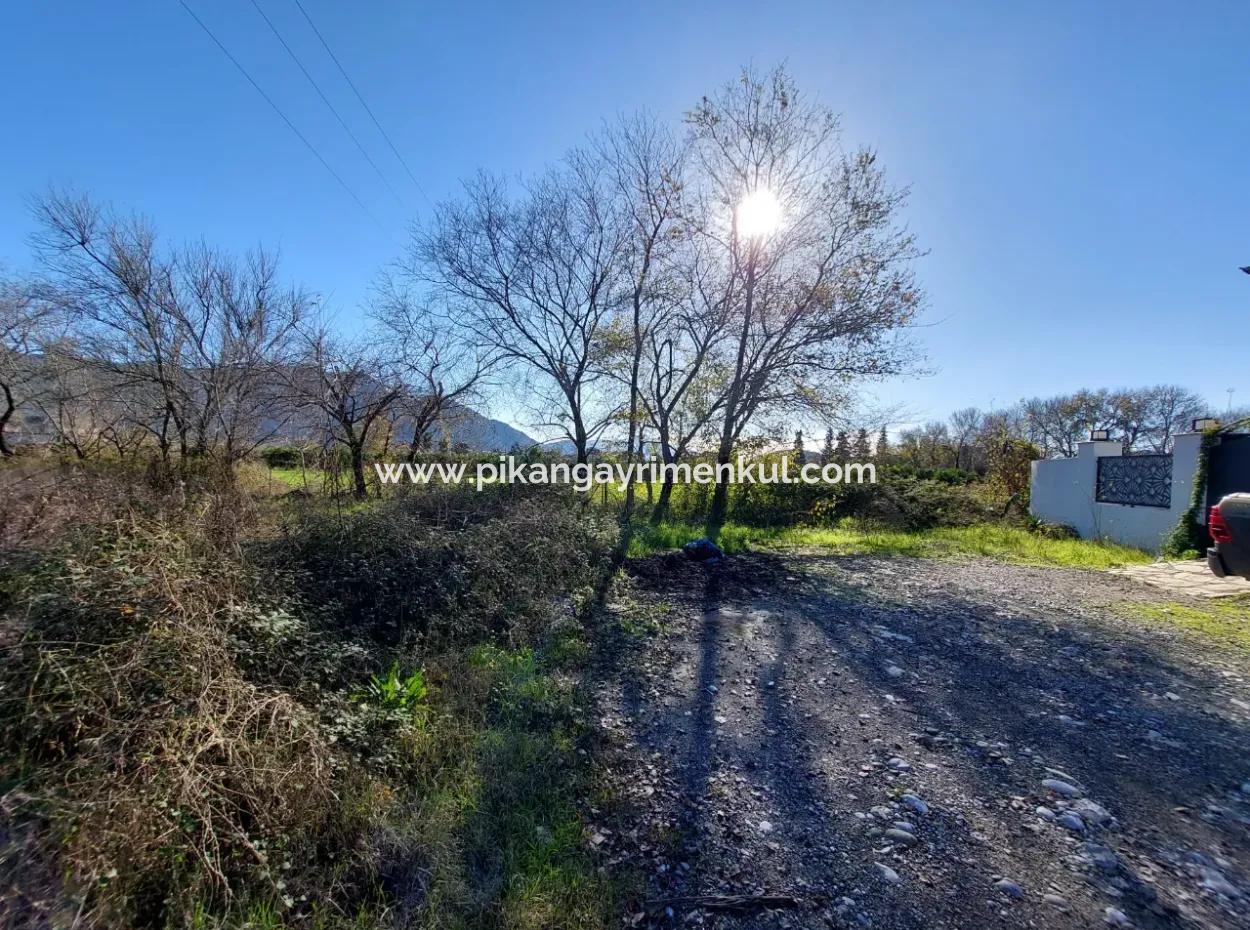 1500 M2 Zoned Land For Rent In Muğla Dalyan