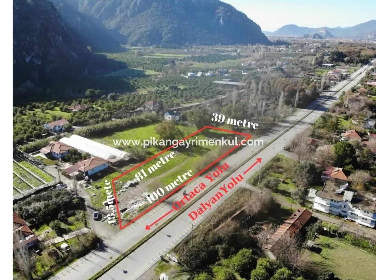 3.577M2 Field For Sale With 100M Frontage To The Main Road On Ortaca - Dalyan Road