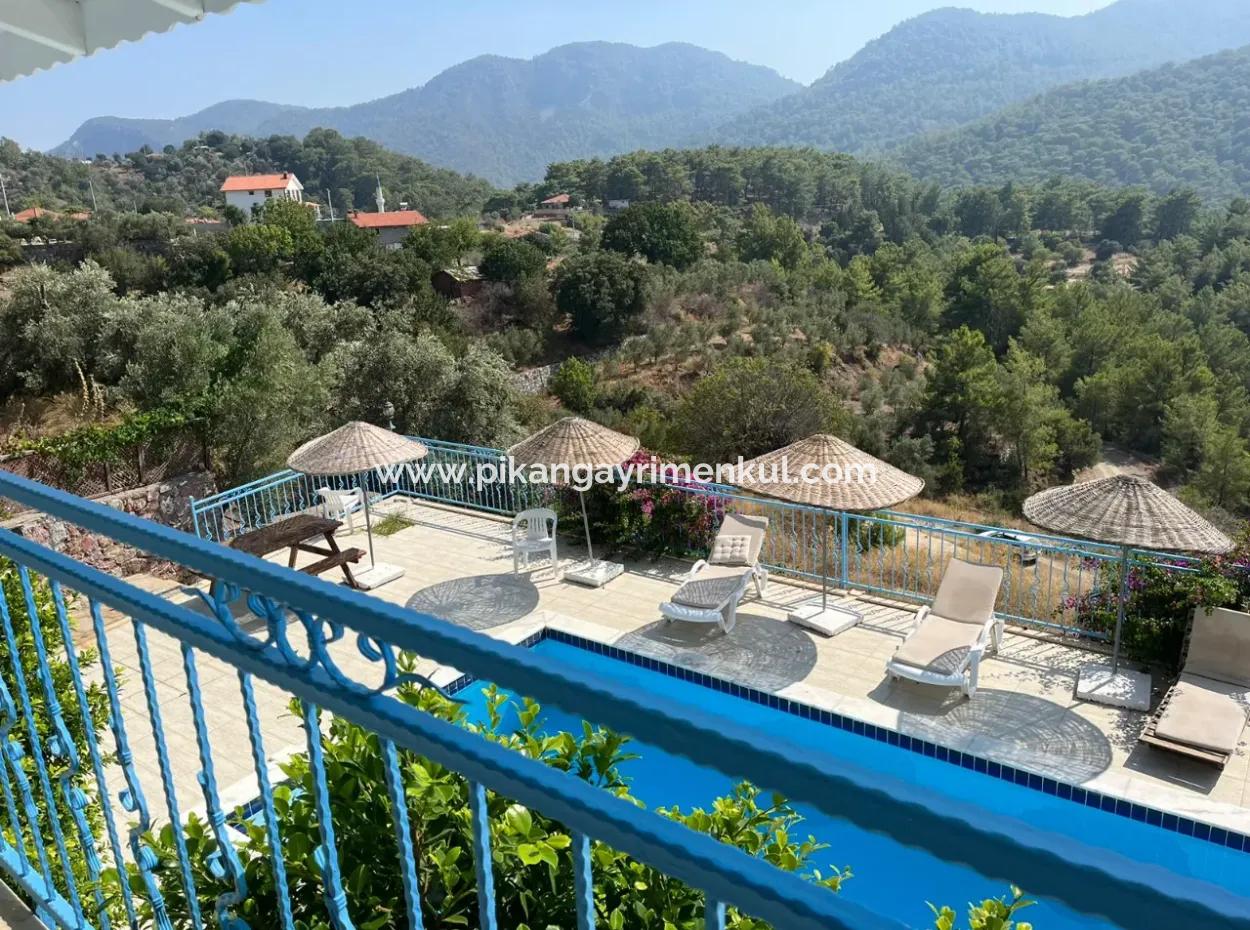 4 1 Sea View Detached Furnished Villa For Sale In Muğla Dalyan Gökbel