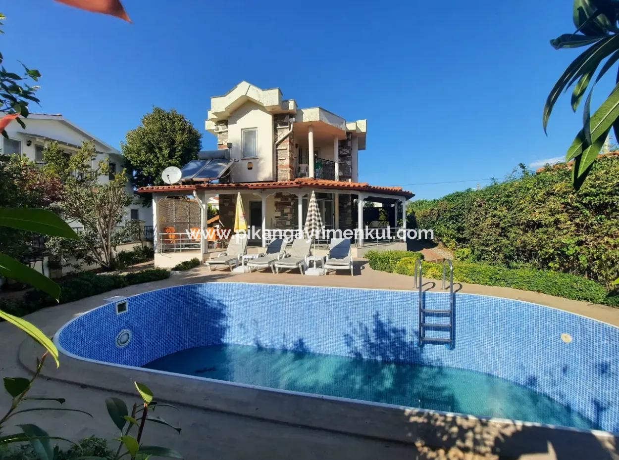 2 1 Villa On A Detached 350 M2 Plot In Dalyan For Rent Until May