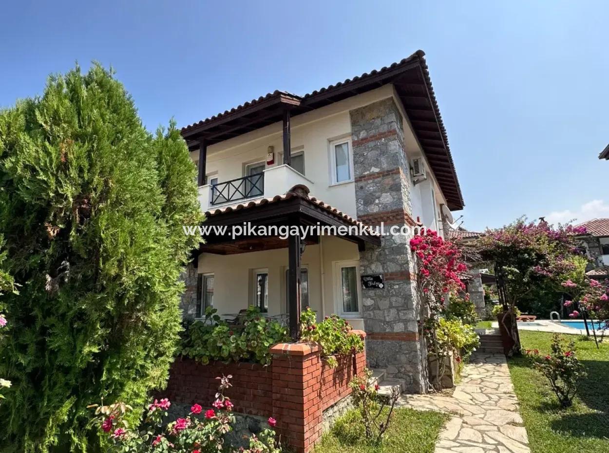 3 1 Independent Furnished Stone Villa For Rent In A Site Of 6 Villas In Dalyan, Muğla