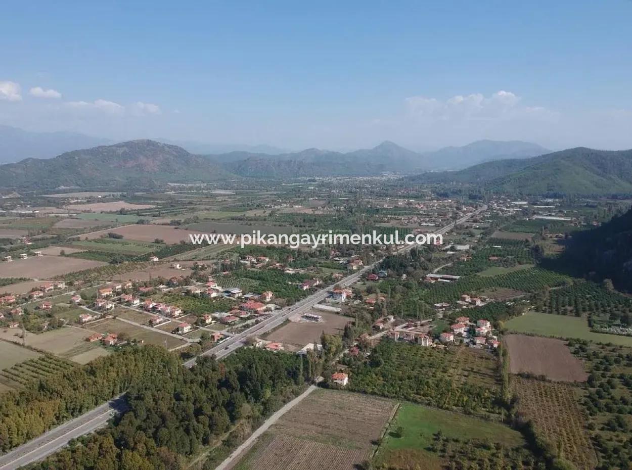 740 M2 Land On The Main Road In Ortaca Okçular For Sale