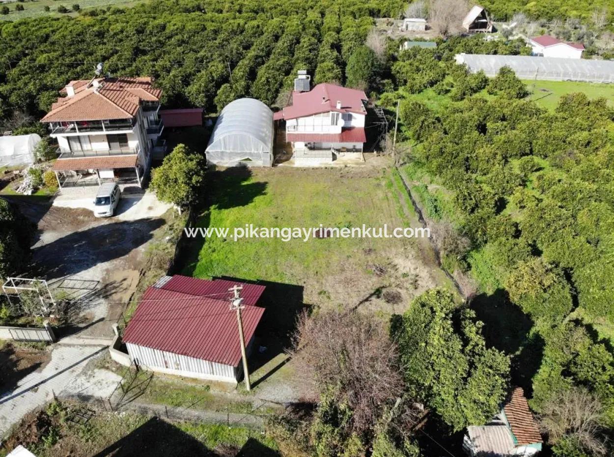2 Storey Detached Apartments On 1230 M² Detached Land In Muğla Köyceğiz Kavakası – For Sale