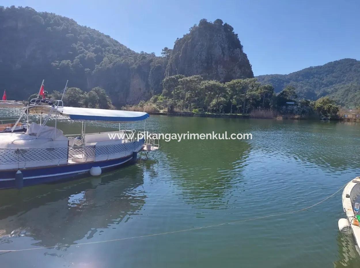 Muğla Dalyanda Canal Front Detached 5 000 M2 Land For Sale