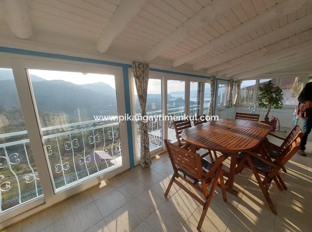 4 1 Sea View Detached Furnished Villa For Sale In Muğla Dalyan Gökbel