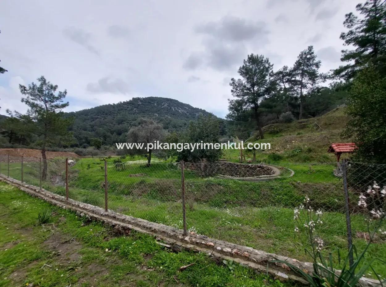 Ortaca Gökbelde Detached Nature In 626M2 Land For Sale