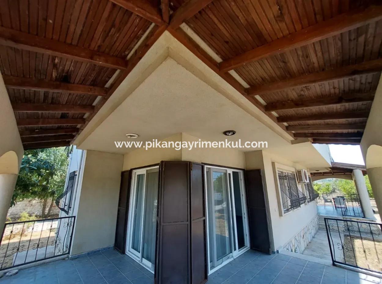 3 1 Unfurnished Duplex Villa For Rent In Ortaca Dalyan, Mugla