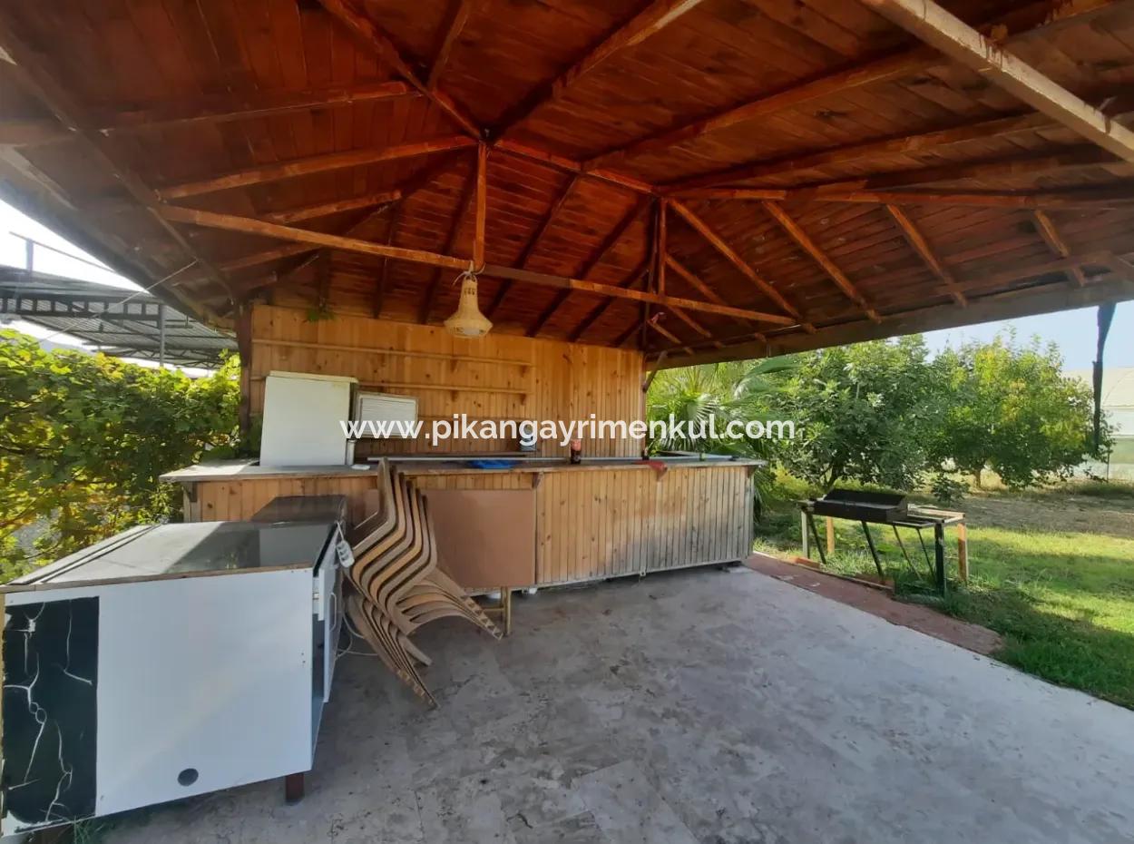 Swimming Pool With 500 M2 Usage Area On 1.350M2 Land In Ortaca Okçular Apart Hotel For Rent