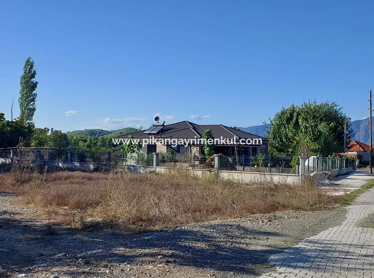For Sale In Köyceğiz Poplar, 80 M2 Construction License Ready 1.200 M2 Zoned Land