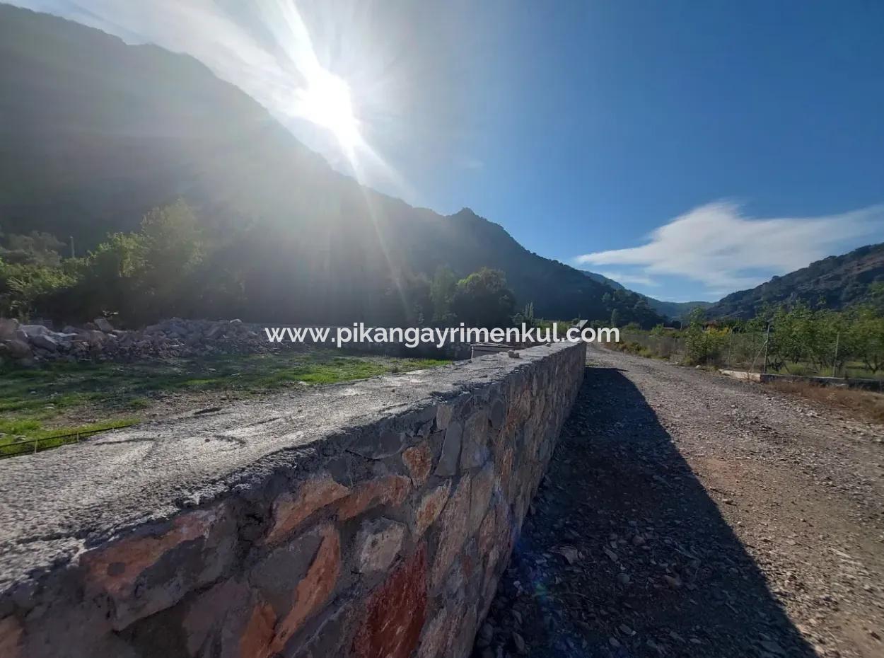 Ortaca Mergenlide Mountain Edge, 1 400 M2 Zoned Land For Sale