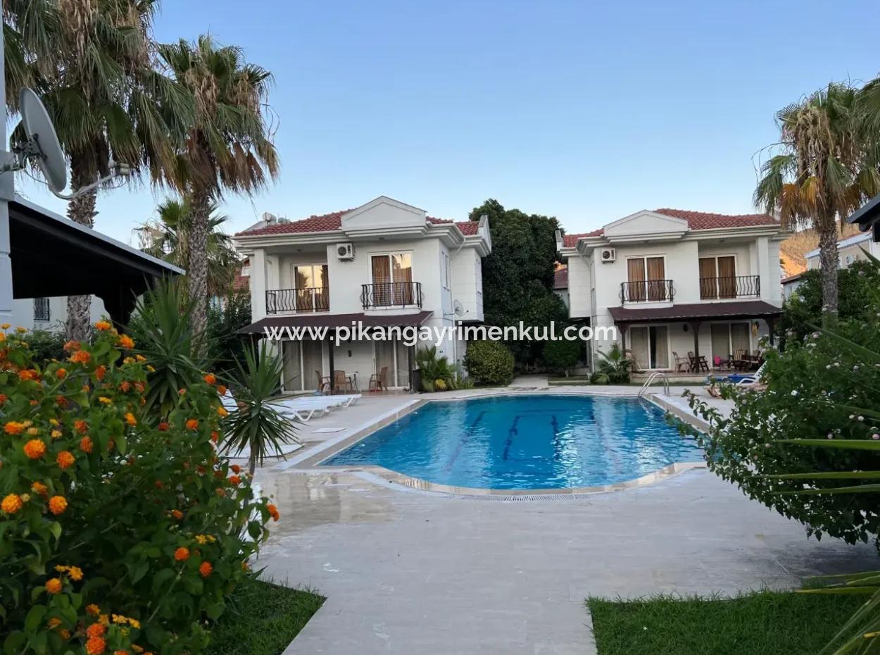 3 1 Detached Villas With Communal Pool In Muğla Ortaca Dalyan Center For Sale