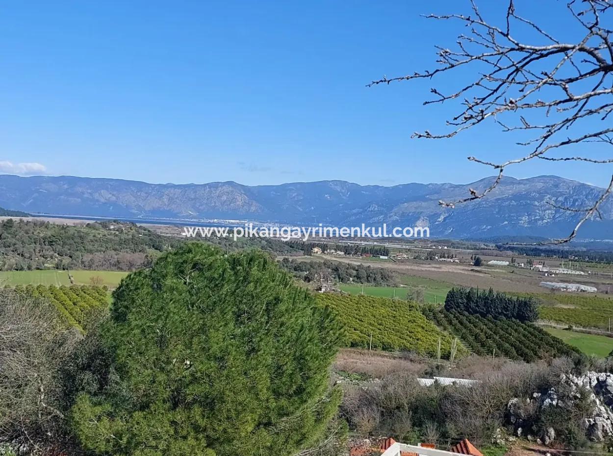 1.000M2 Detached Land With Köyceğiz Lake View For Sale In Dalyan