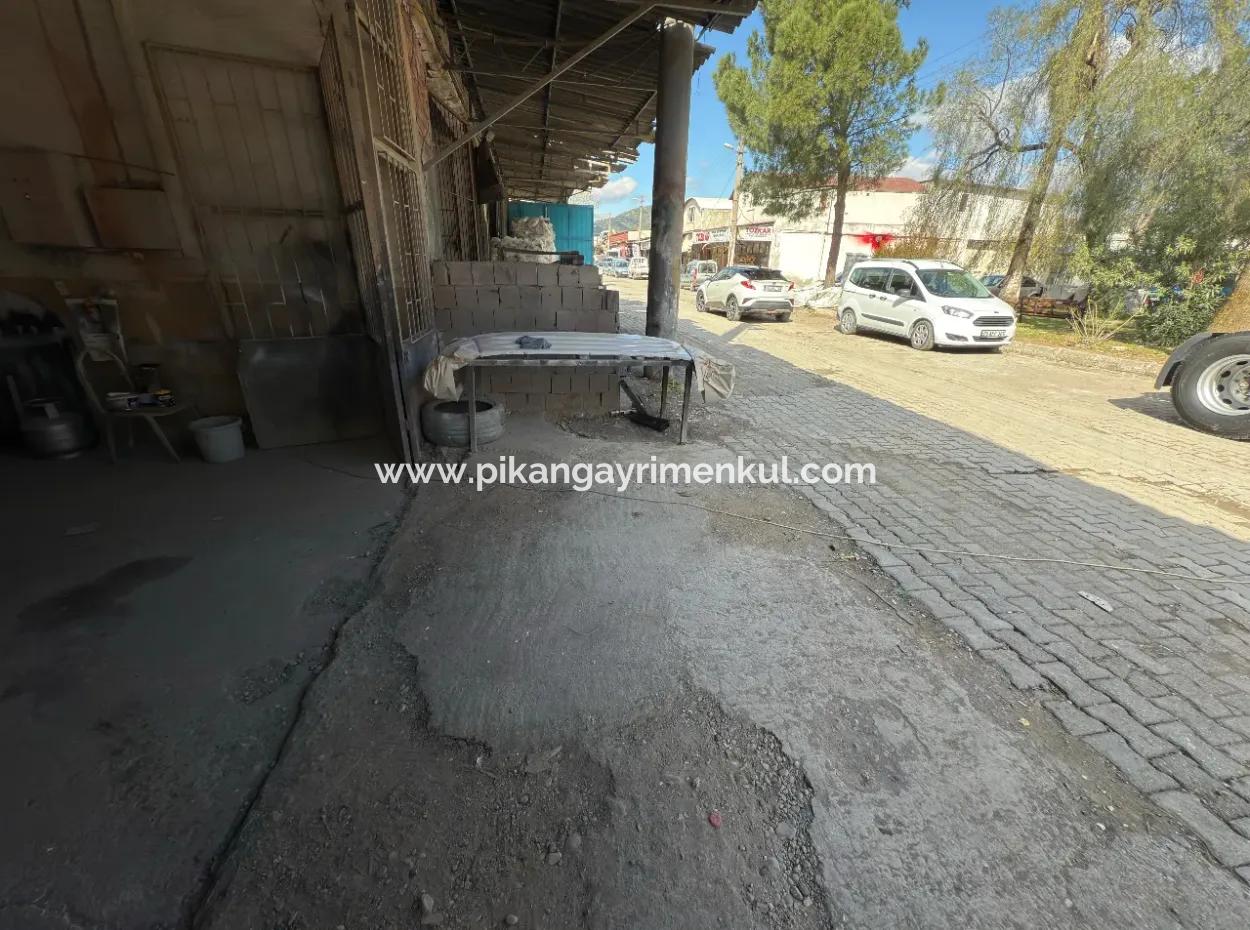 70M2 Industrial Shop For Sale In Ortaca Industrial Estate.