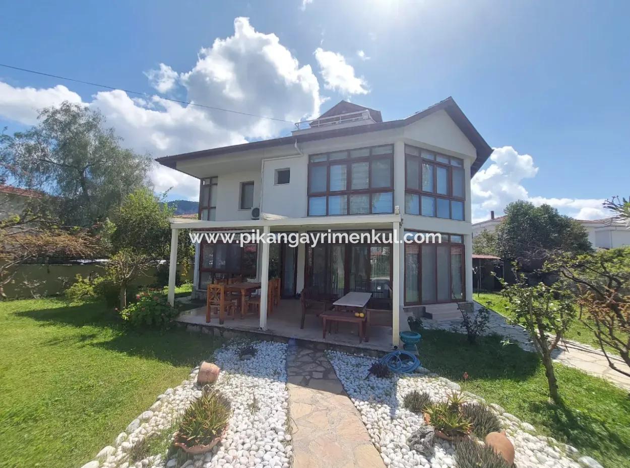 200 M2 5 1 Detached Triplex With Swimming Pool On 1.000 M2 Plot In Ortaca Dalyan