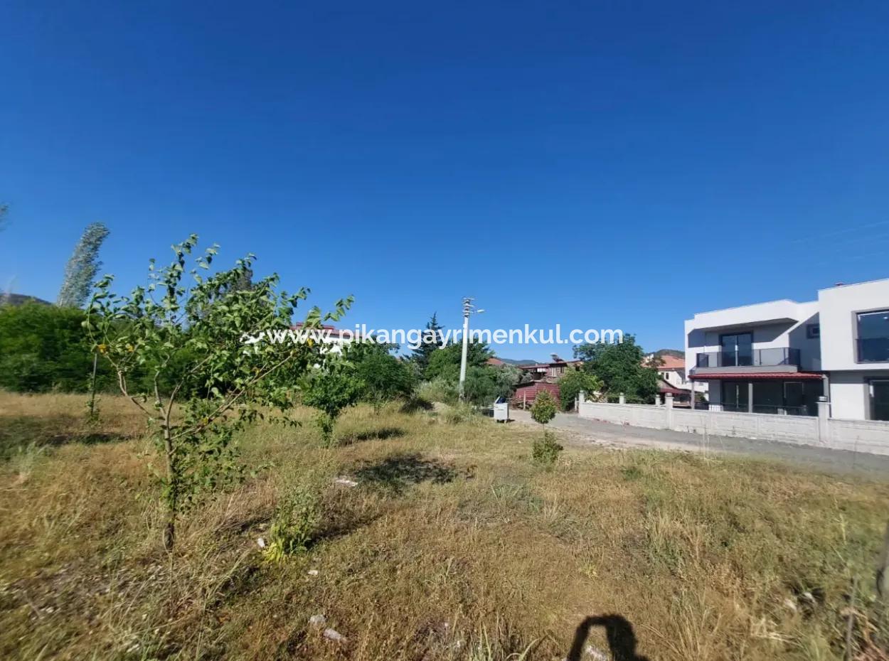 728 M2 Detached, Zoned Residential Land For Sale In Ortaca Cumhuriyet