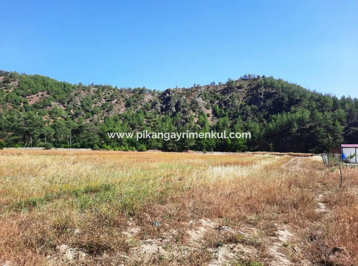 454 M2 Detached Land With Title Deed For Sale In Dalaman Karacaağaç
