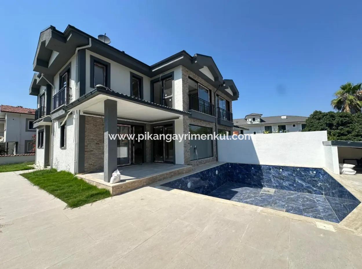 4 In 1 New Detached Villa For Sale In Dalyan