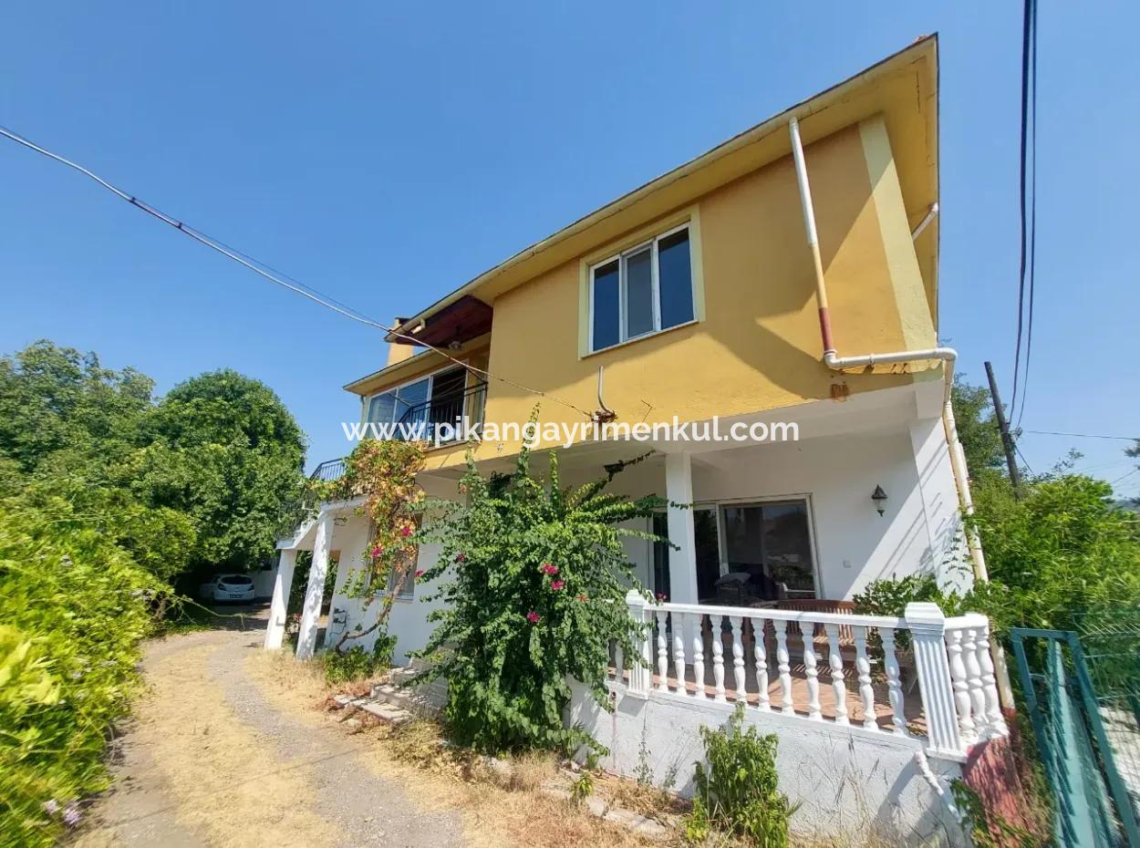 Detached Building With 2 Independent Apartments On 480 M² Land In Ortaca Kemaliye For Sale