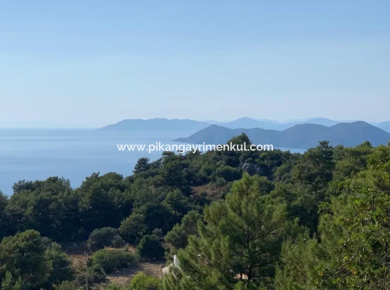 Tourism Zoned Land For Sale In Fethiye With Sea View Faralya