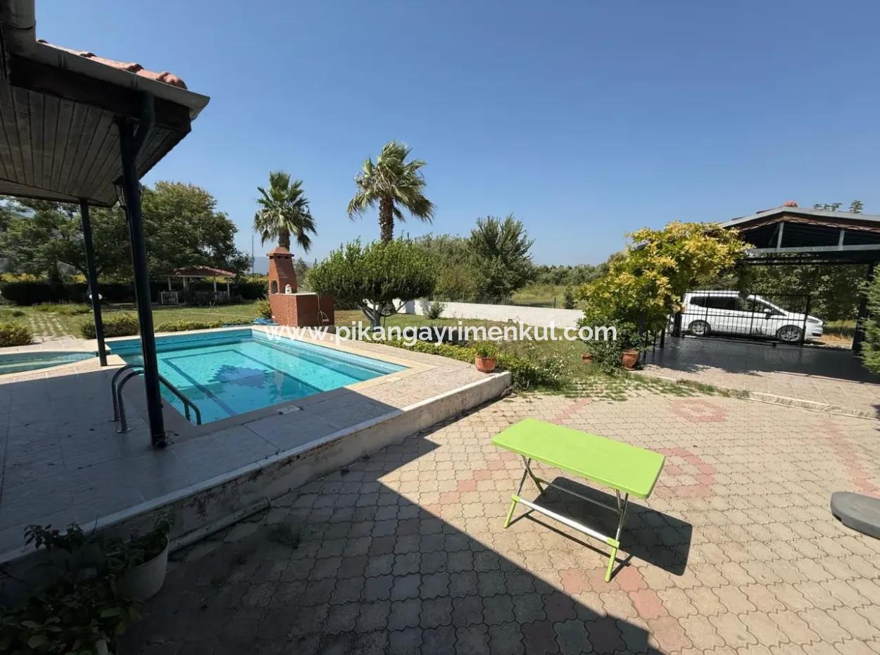 Ortaca, Dalyan 3 In 1, 100 M2 Villa With Swimming Pool On 4.500M2 Land