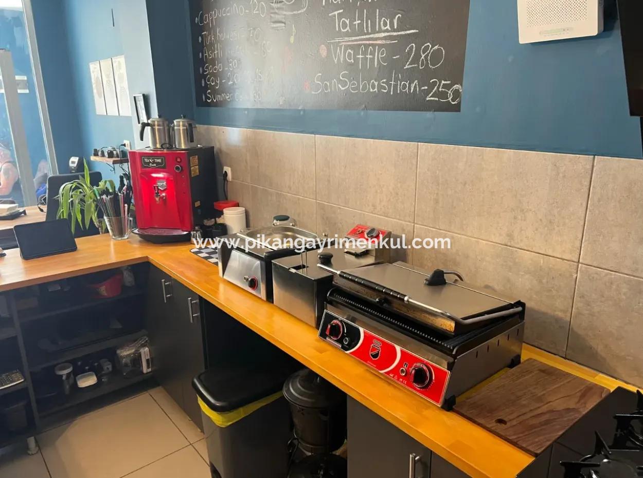 Workplace Cafe Close To The Lake In The Center Of Muğla Köyceğiz Is For Sale