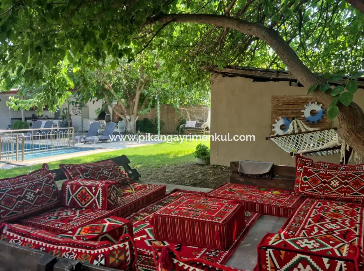 Ortaca Ekşiliyurt 2 1 Furnished Apartment For Rent On A Plot Of 700 M2 With Swimming Pool